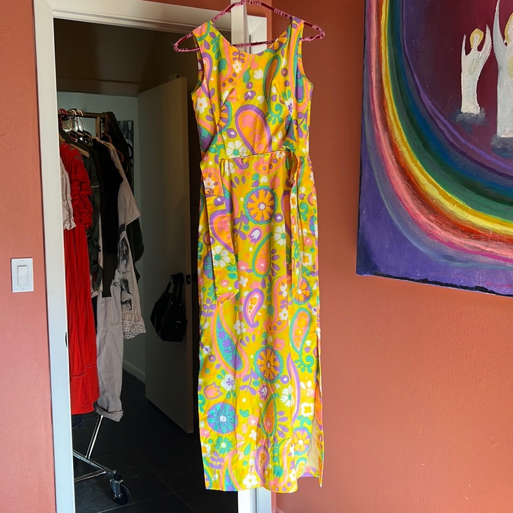 Vintage Silk Hawaiian dress